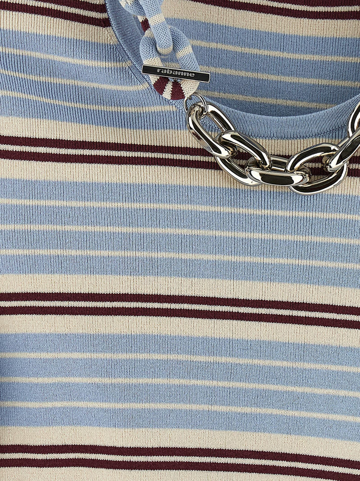 Paco Rabanne Blue Textile T-Shirt