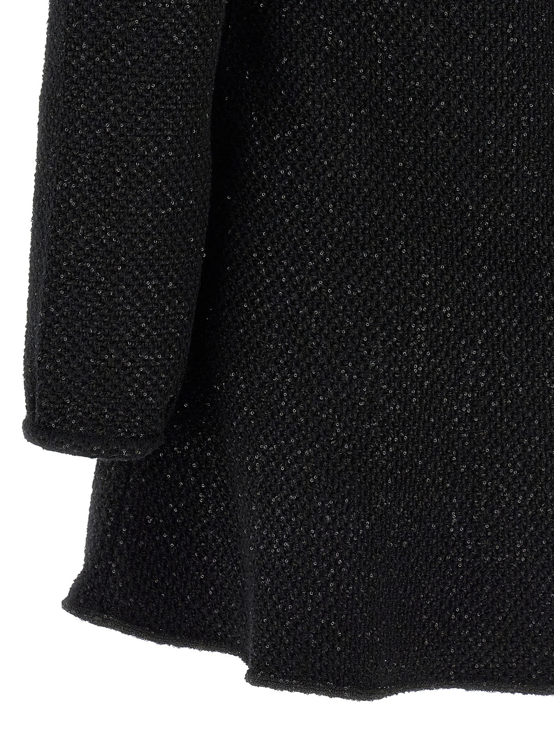 Self-Portrait Black Cotton Short Dress