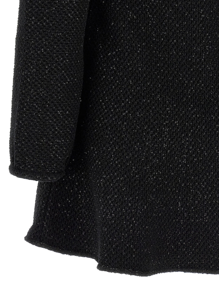Self-Portrait Black Cotton Short Dress