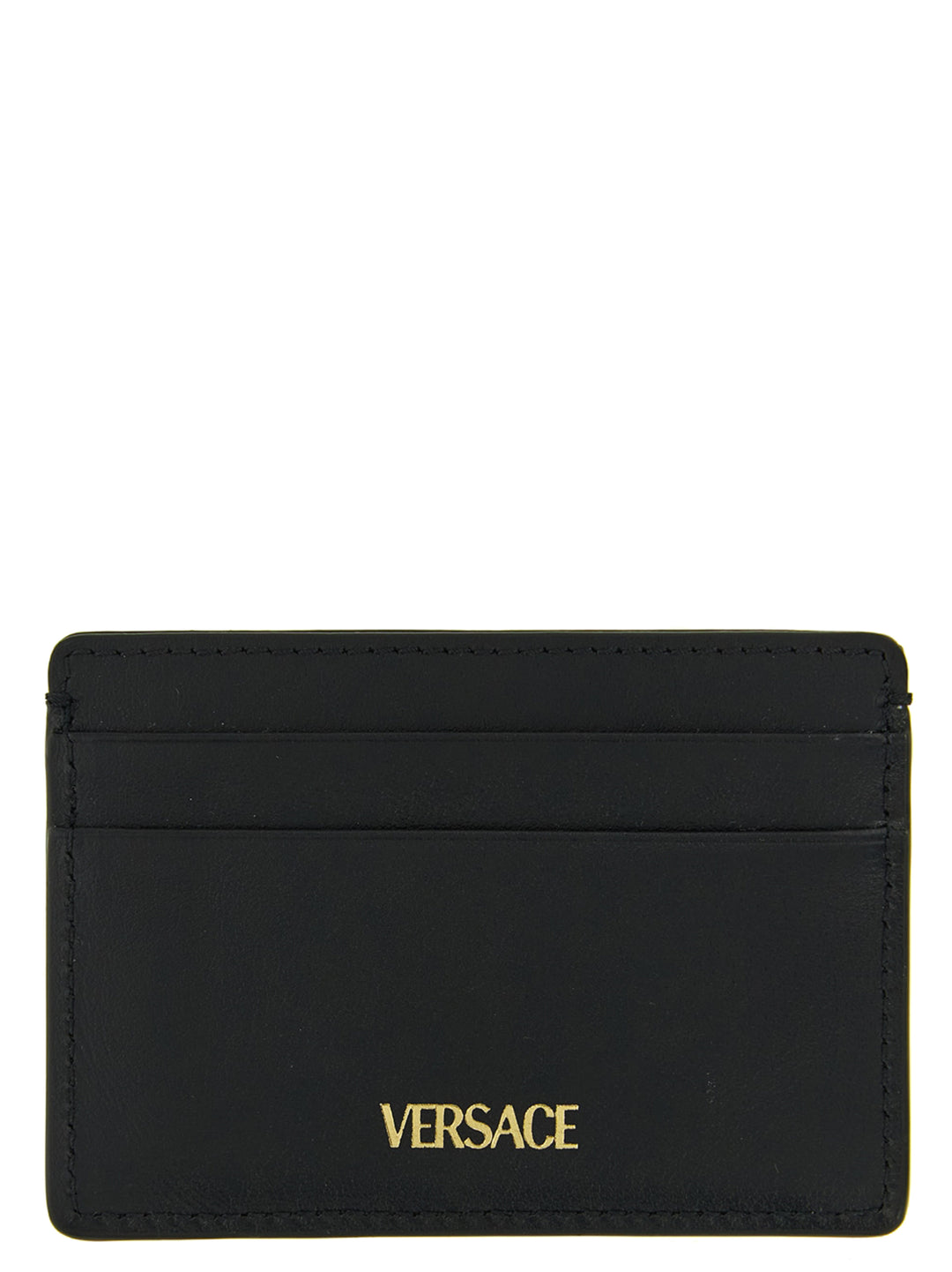 Versace Black Calfskin Cardholder