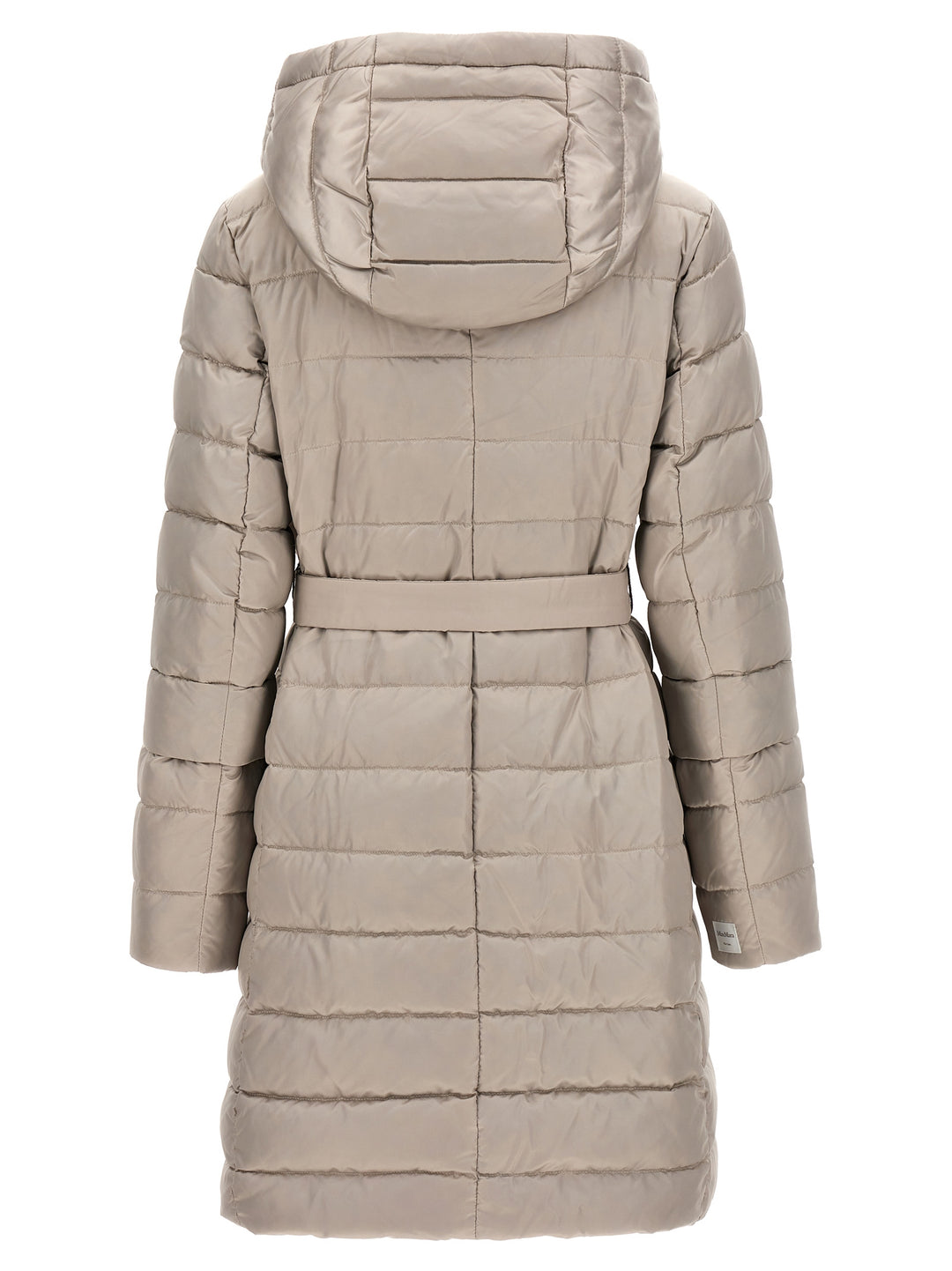 Max Mara White Polyamide Full-Length Jacket