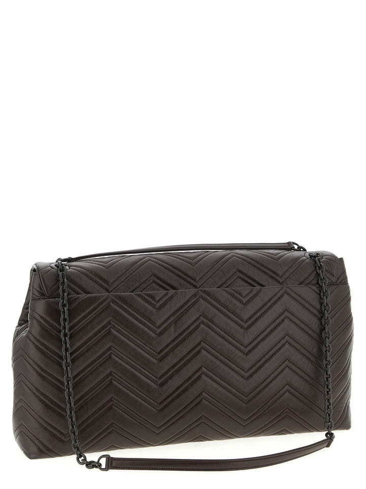 Gucci Brown Calfskin Shoulder Bag