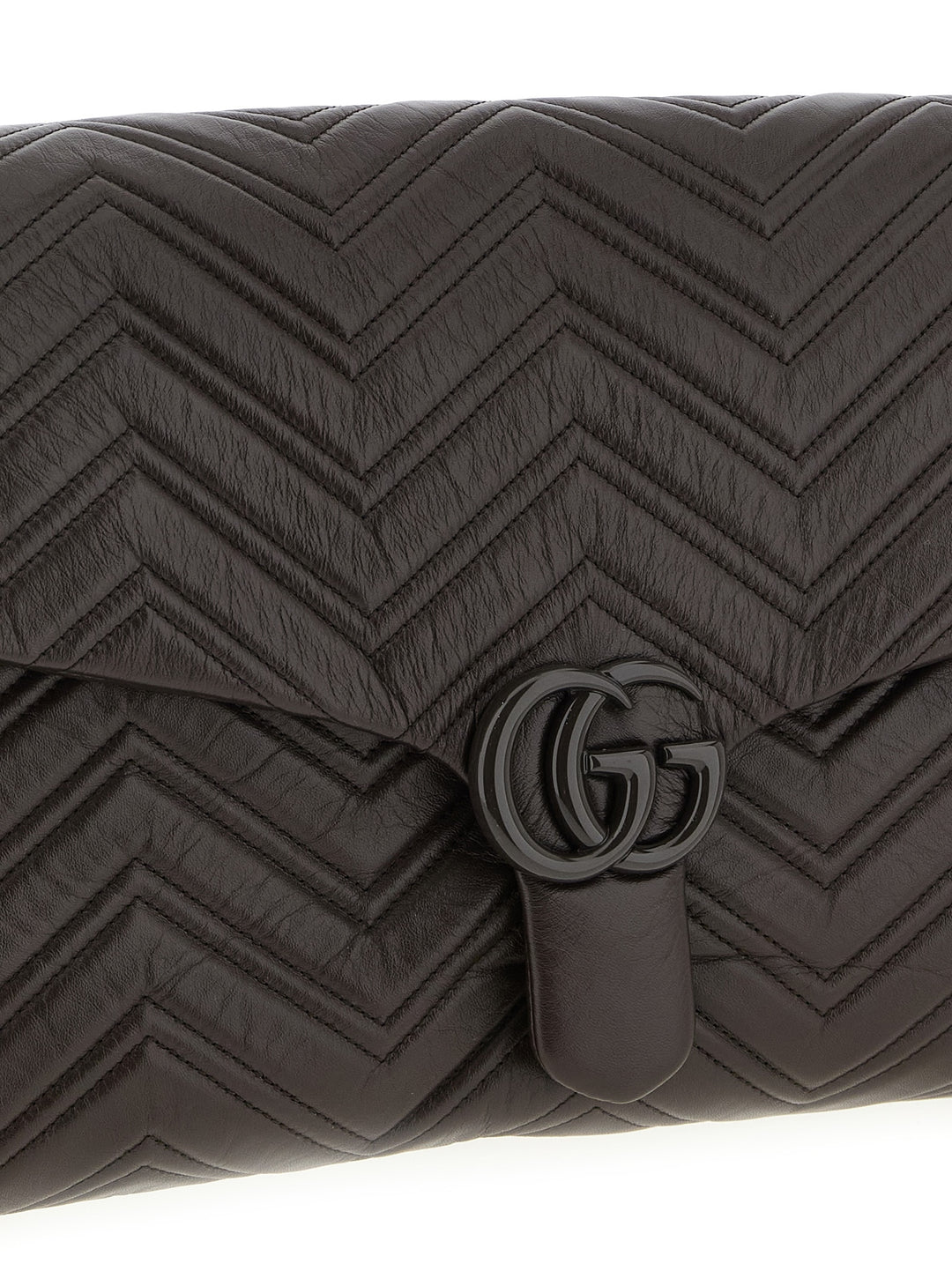 Gucci Brown Calfskin Shoulder Bag
