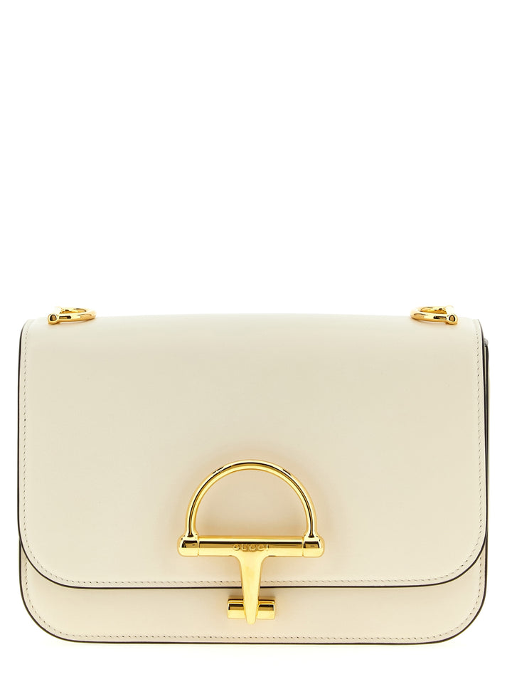 Gucci White Calfskin Shoulder Bag