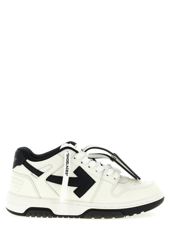 Off-White Bicolor Calfskin Low Top Sneakers