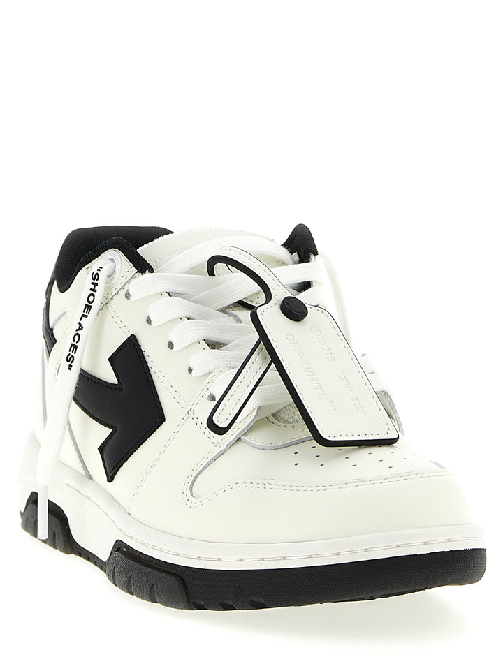 Off-White Bicolor Calfskin Low Top Sneakers