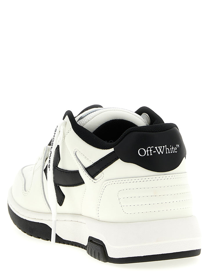 Off-White Bicolor Calfskin Low Top Sneakers