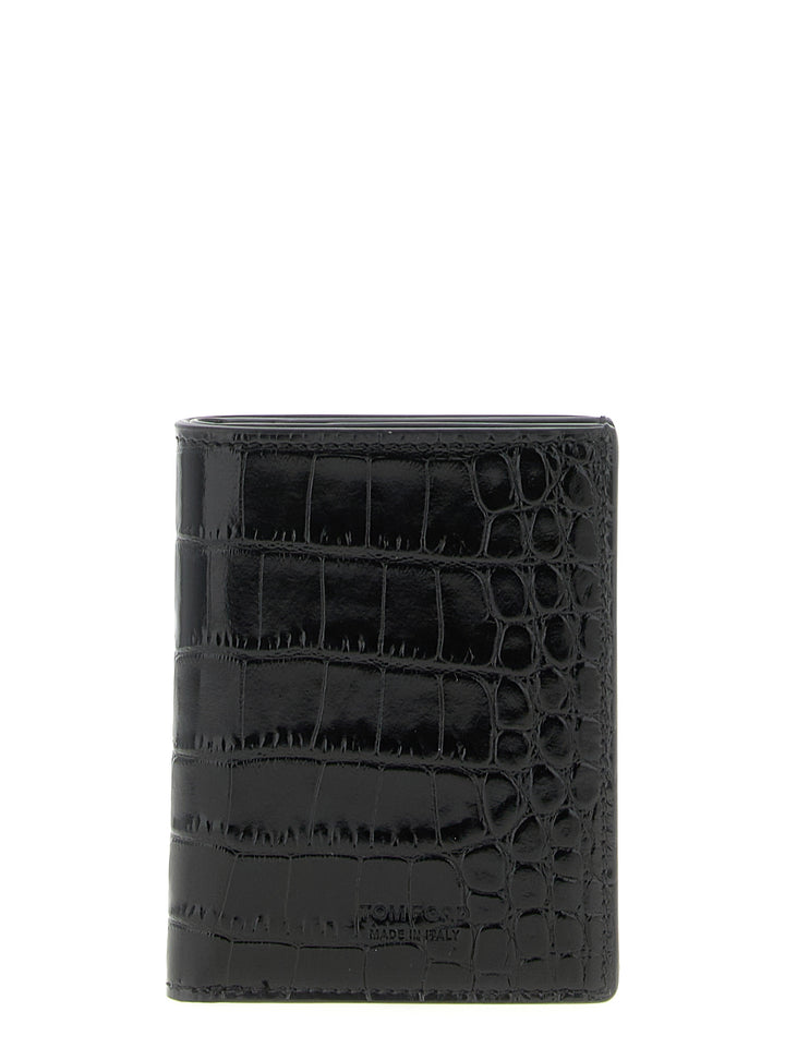 Tom Ford Black Calfskin Cardholder