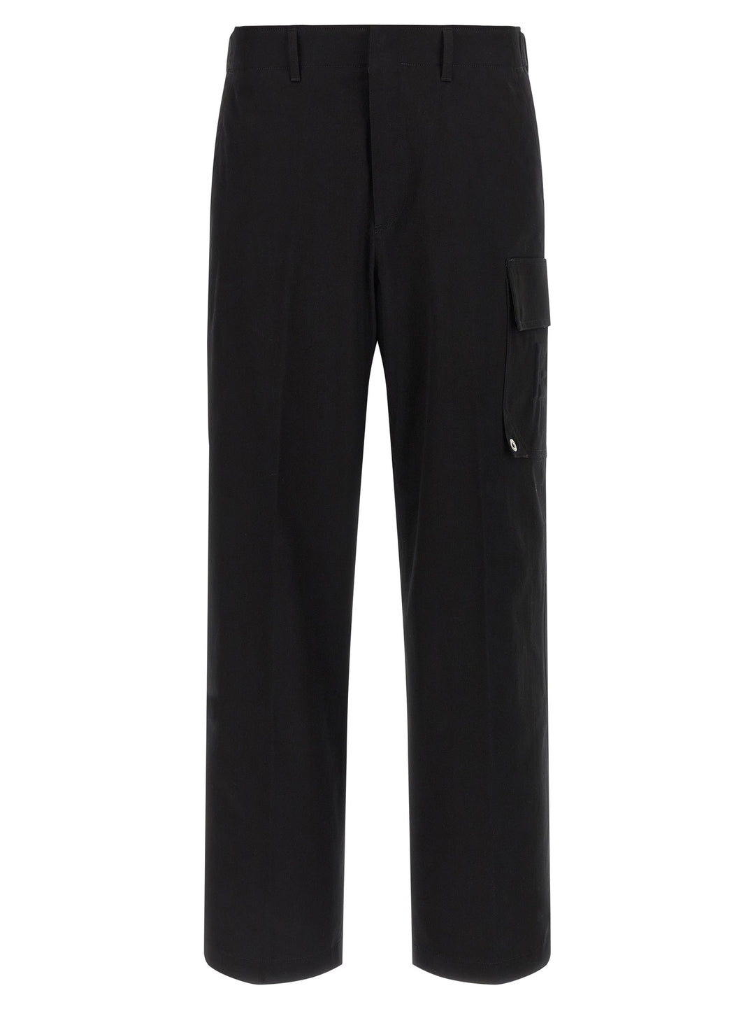 Fendi Black Cotton Cargo Pants