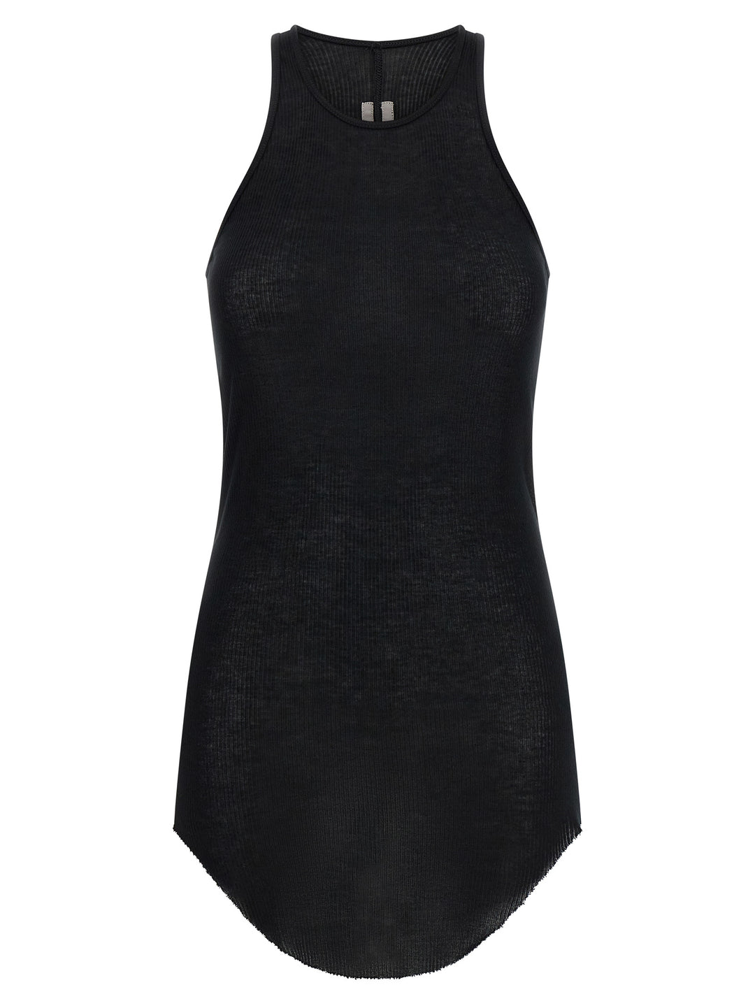 Rick Owens Black Viscose Tank Tops