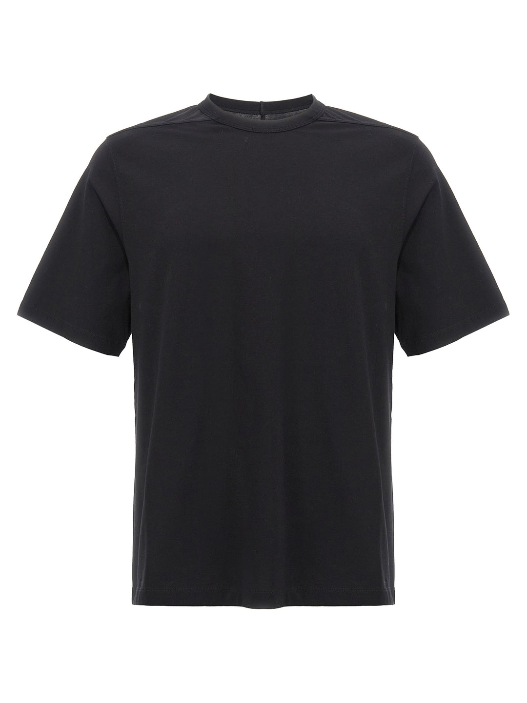 Rick Owens Black Cotton T-Shirt