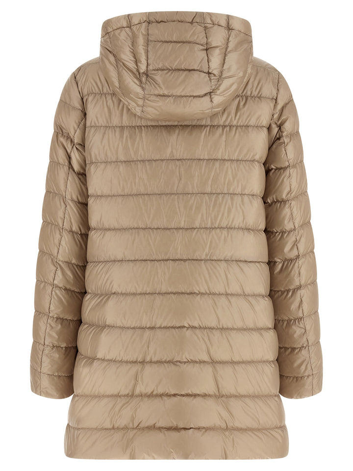 Moncler Beige Polyamide Full-Length Jacket
