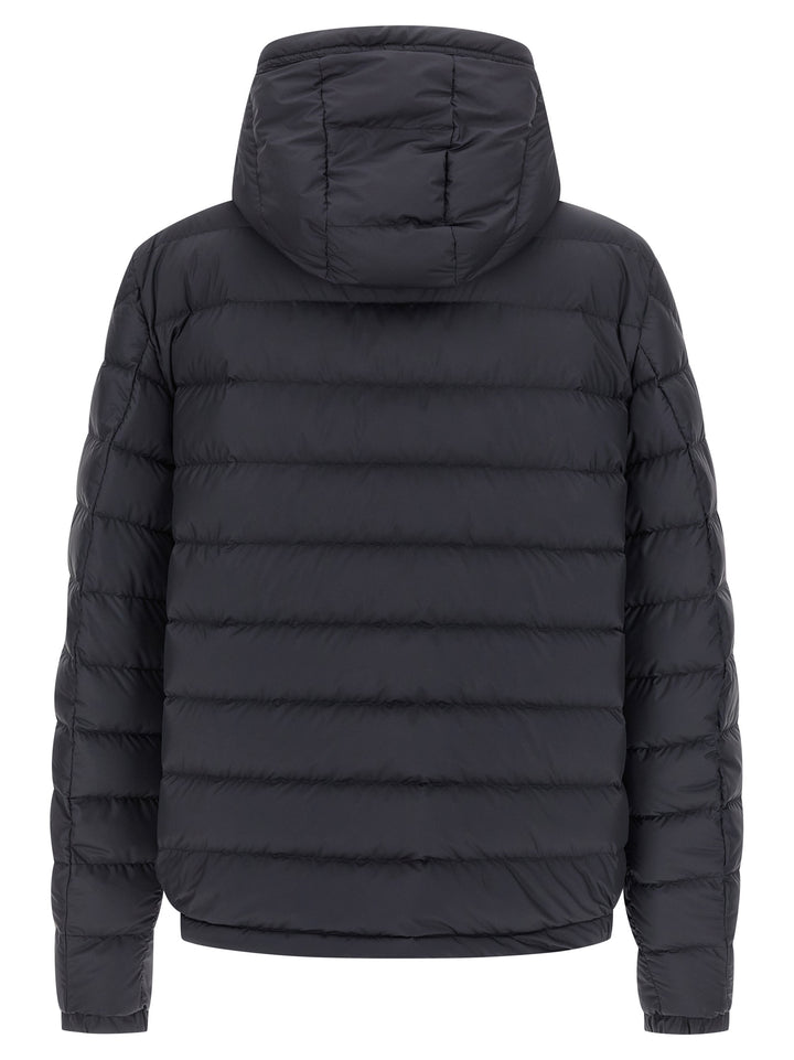 Moncler Blue Polyester Full-Length Jacket