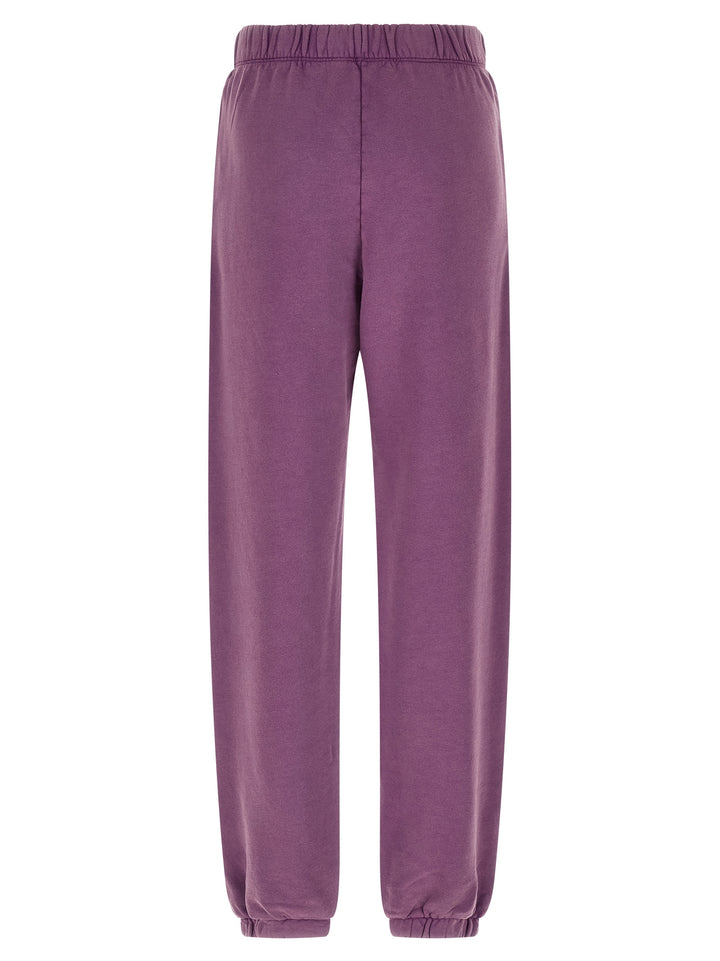 The Attico Purple Cotton Joggers (Workout Pants)