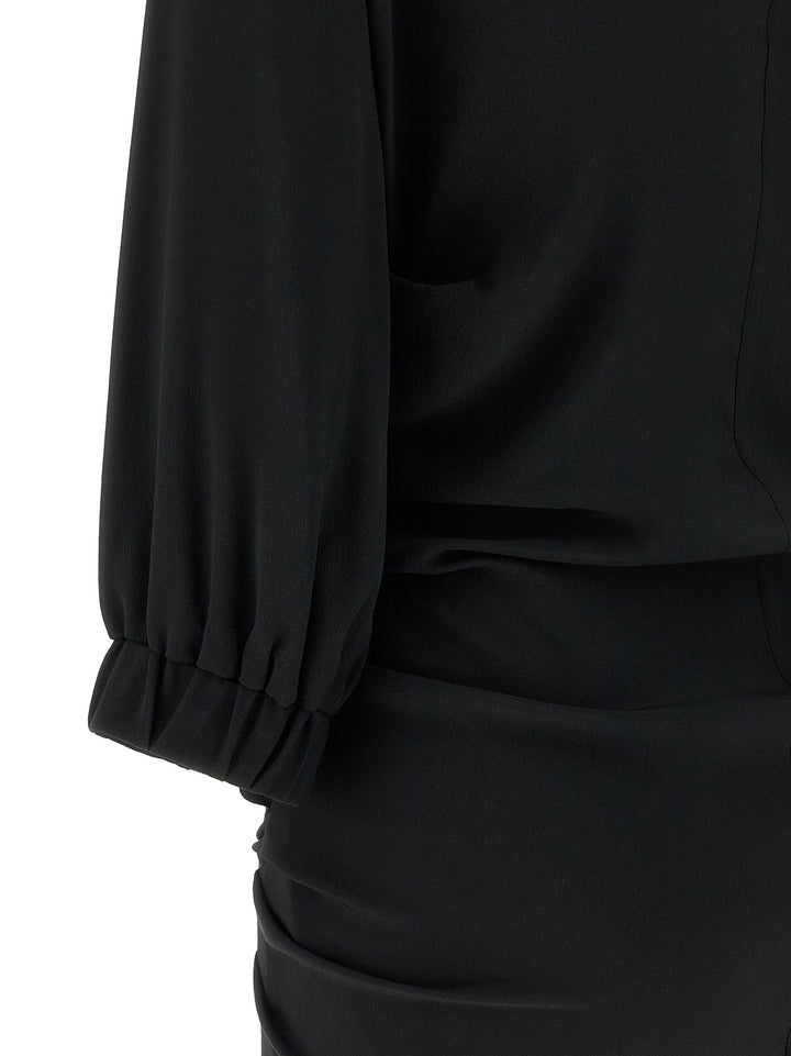 The Attico Black Acetate Tank Tops
