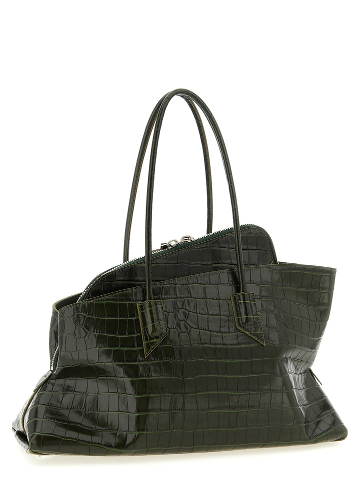 The Attico Bicolor Calfskin Shoulder Bag