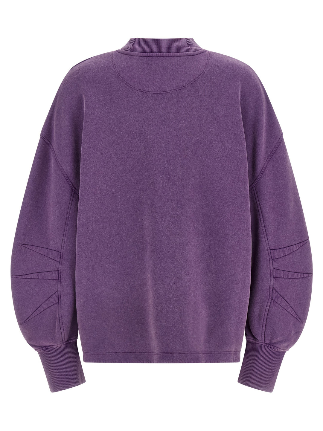 The Attico Purple Cotton Sweatshirt