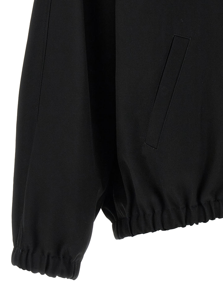Courrèges Black Cotton Bomber