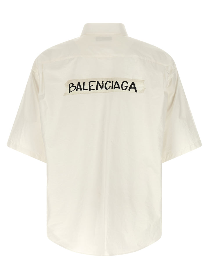 Balenciaga White Cotton Blouse