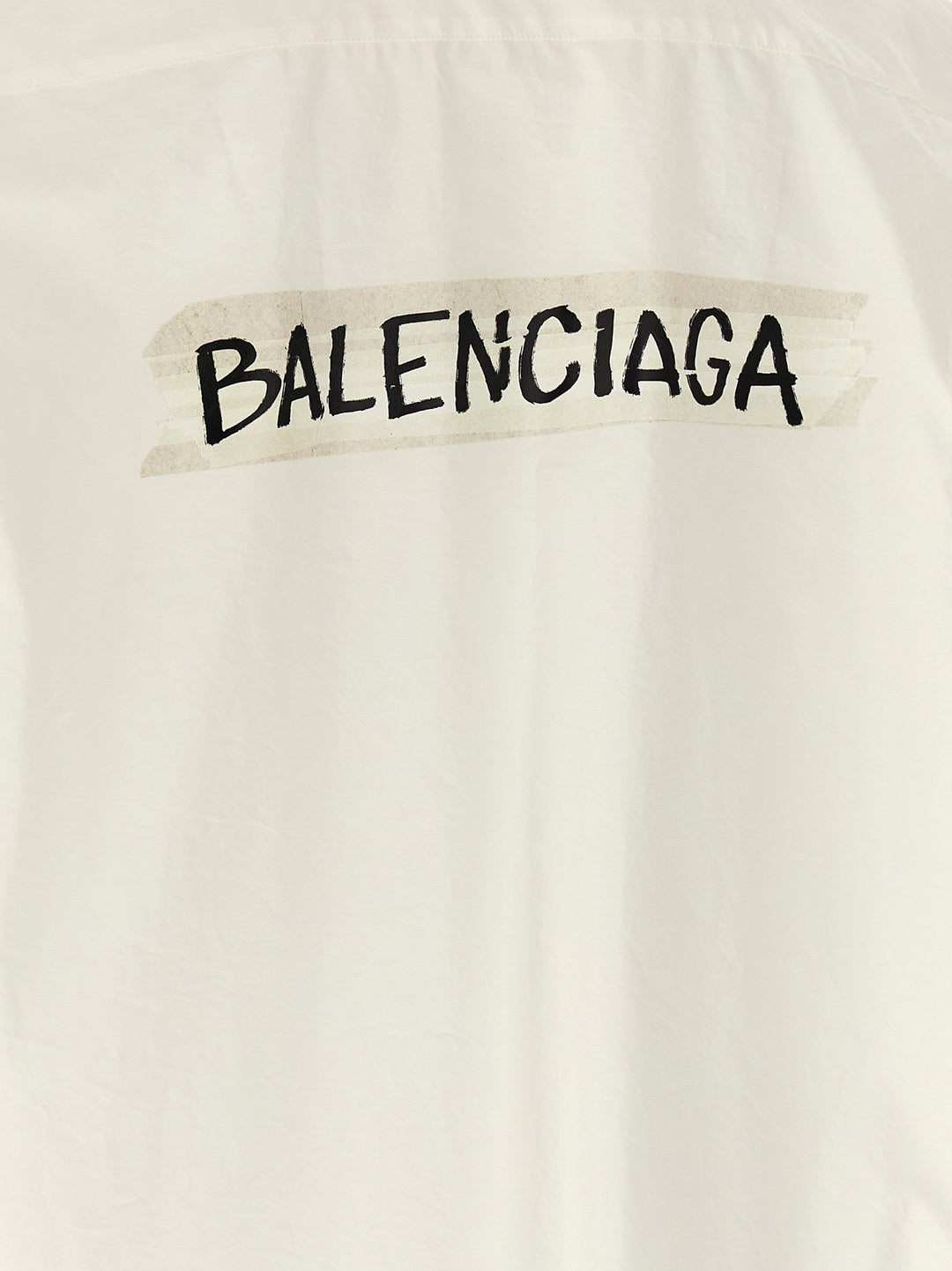 Balenciaga White Cotton Blouse