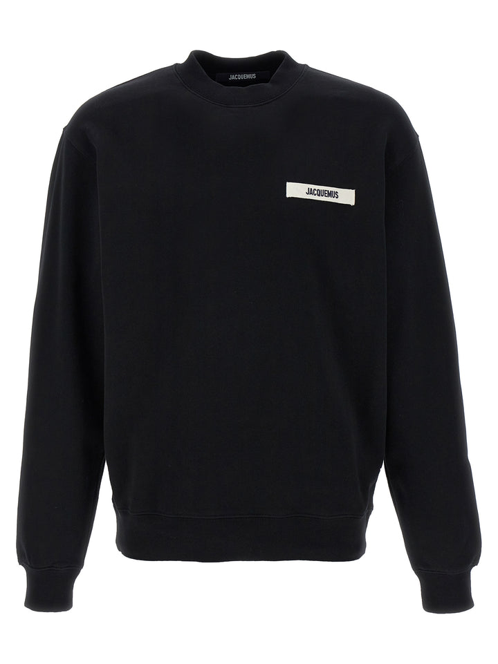 Jacquemus Black Cotton Sweatshirt