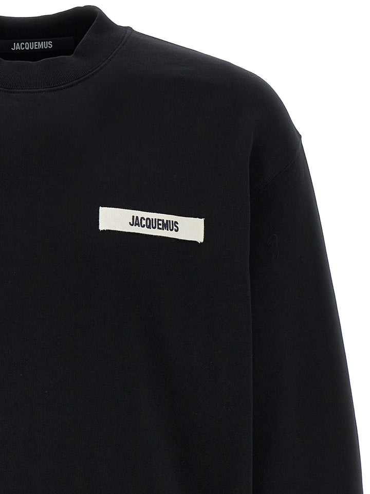 Jacquemus Black Cotton Sweatshirt