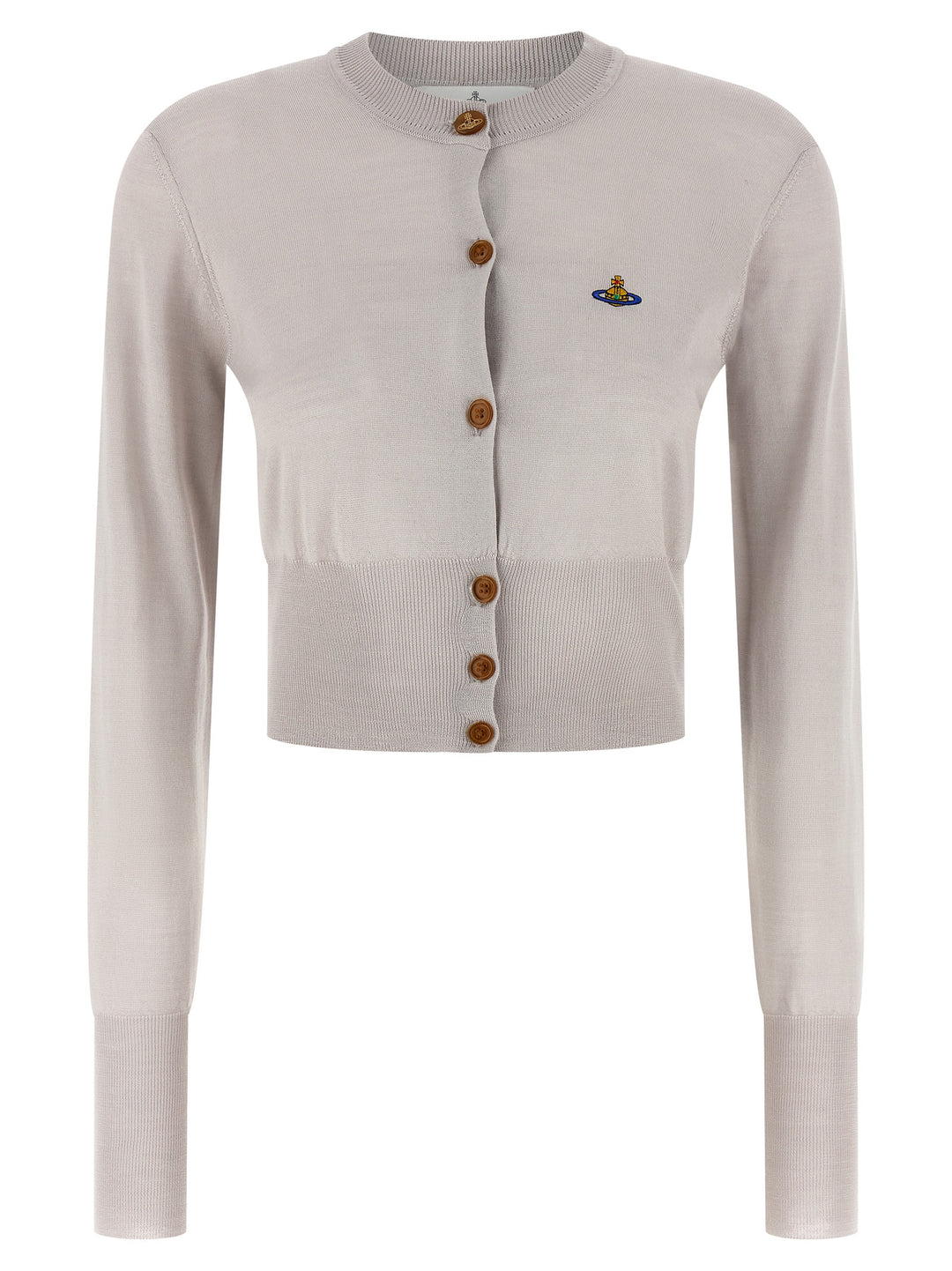 Vivienne Westwood Gray Wool Cardigan