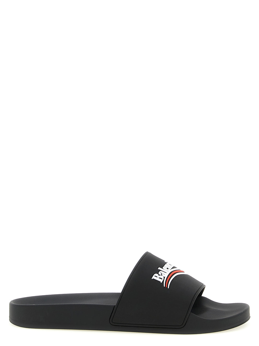 Balenciaga Black Plastic Slides
