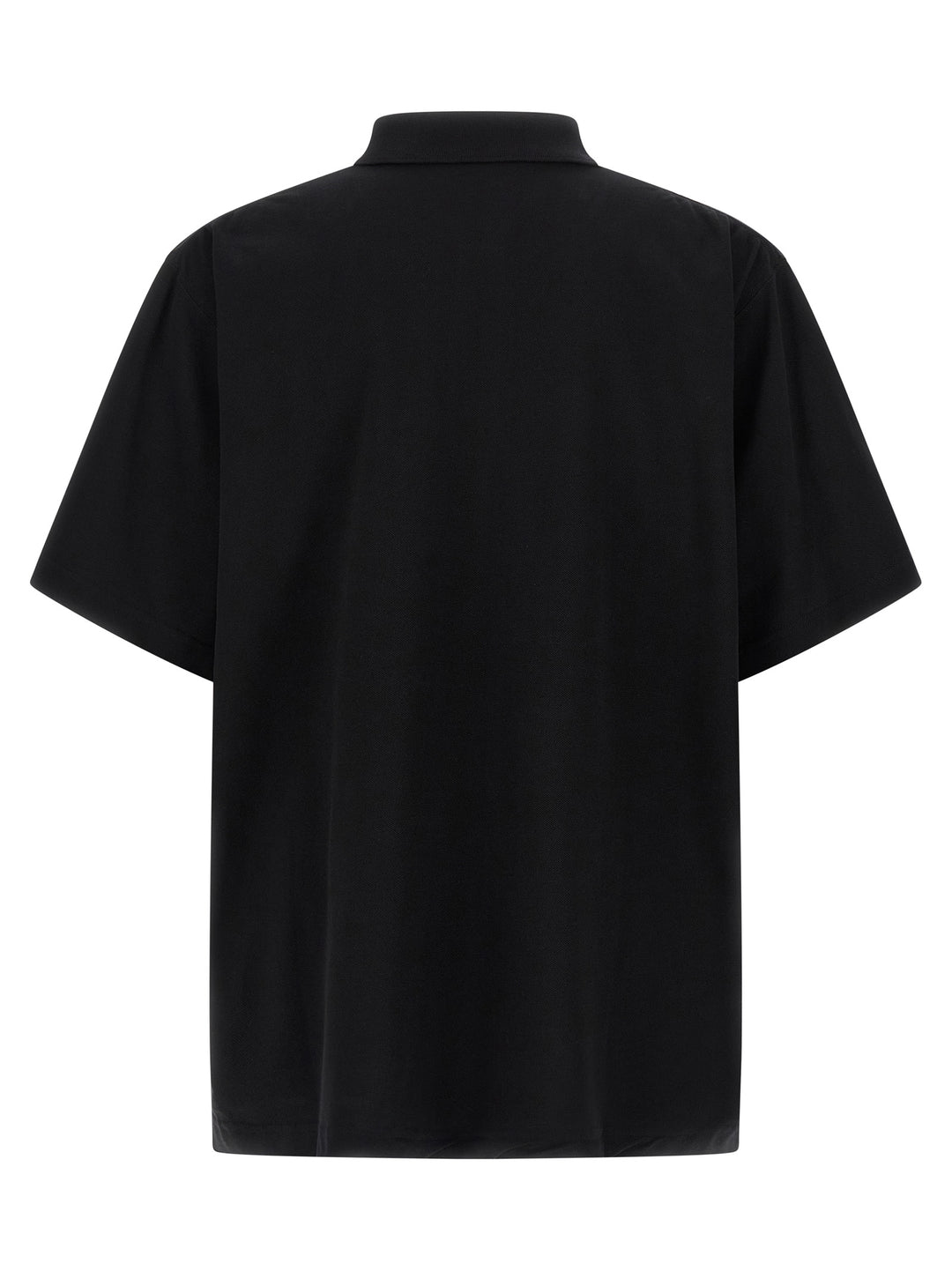 Balenciaga Black Cotton Polo Shirt