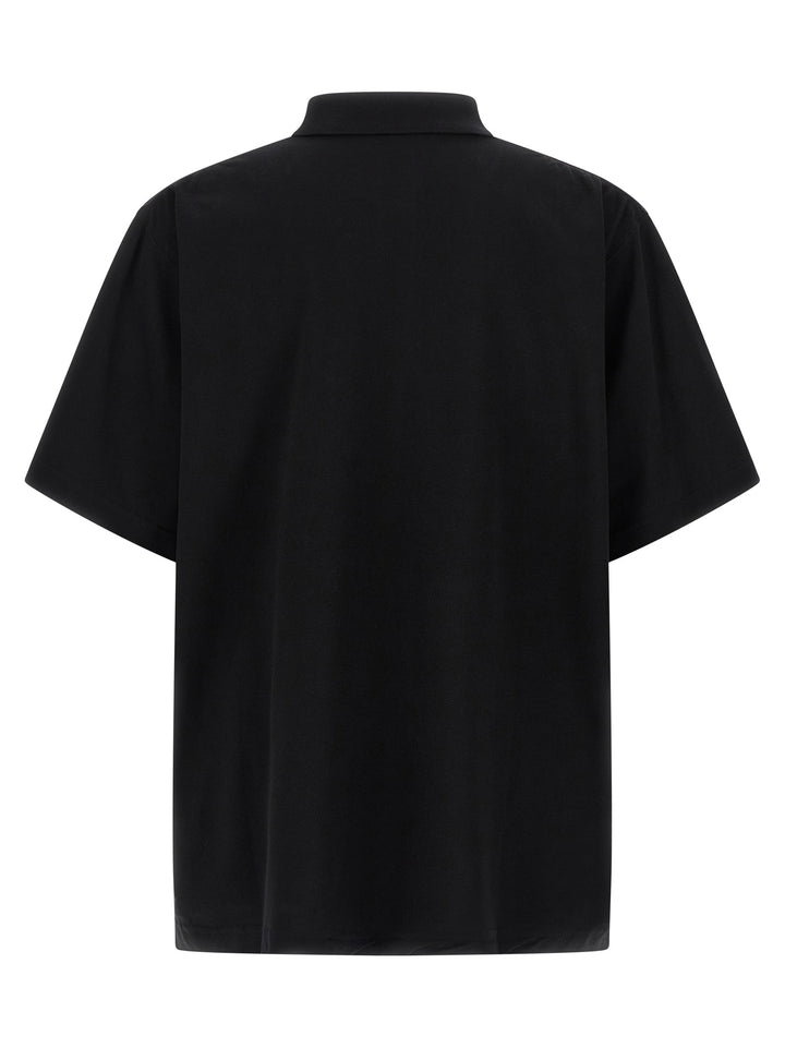 Balenciaga Black Cotton Polo Shirt