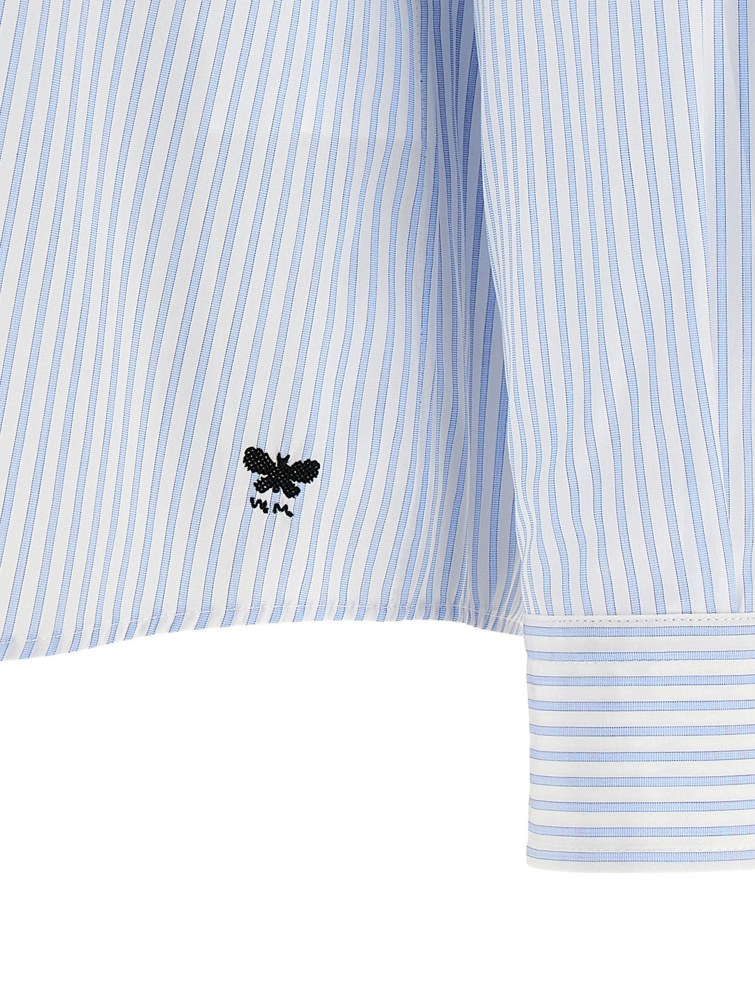 Max Mara Blue Cotton Blouse