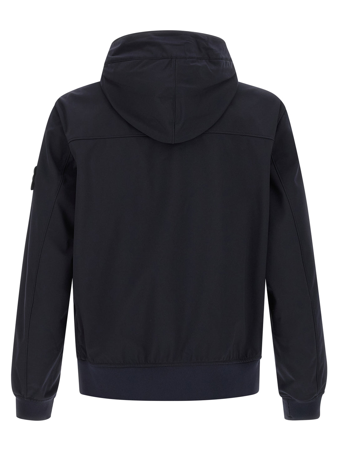 Stone Island Blue Polyester Shell Jacket