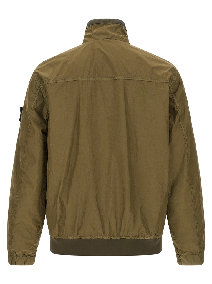 Stone Island Bicolor Polyamide Shell Jacket