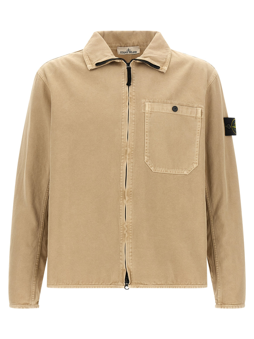 Stone Island Beige Cotton Blouse