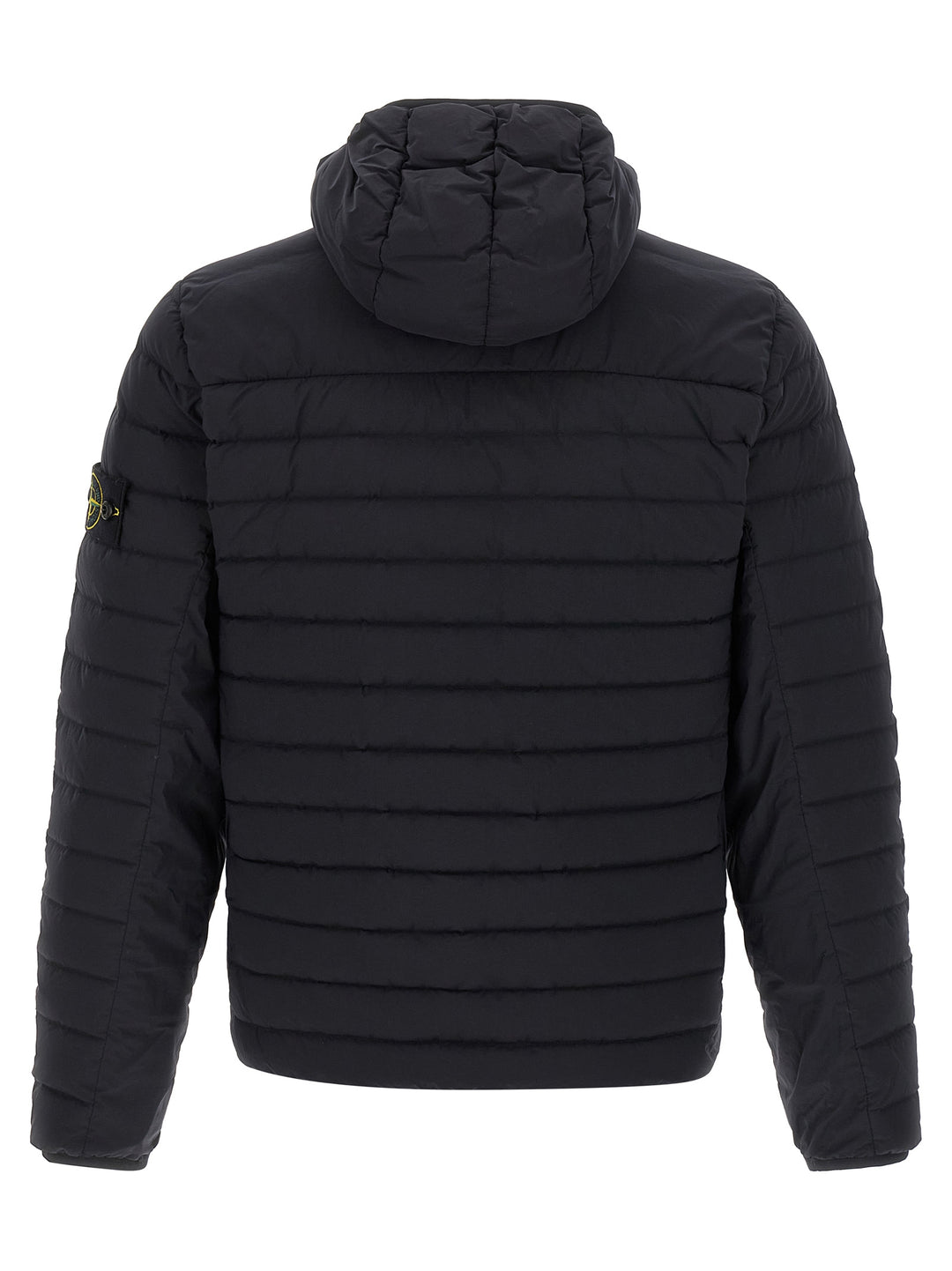 Stone Island Blue Polyamide Full-Length Jacket
