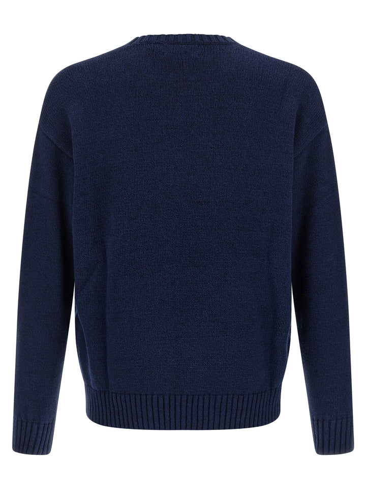 Polo Ralph Lauren Blue Linen Cardigan