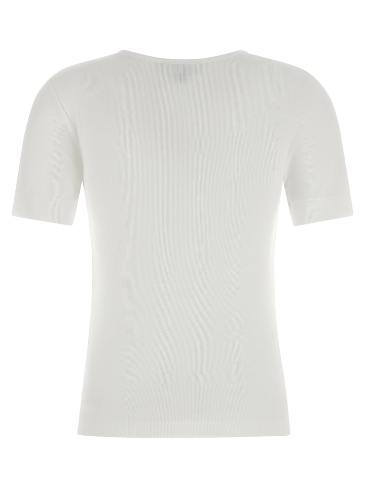 Ganni White Organic Cotton T-Shirt