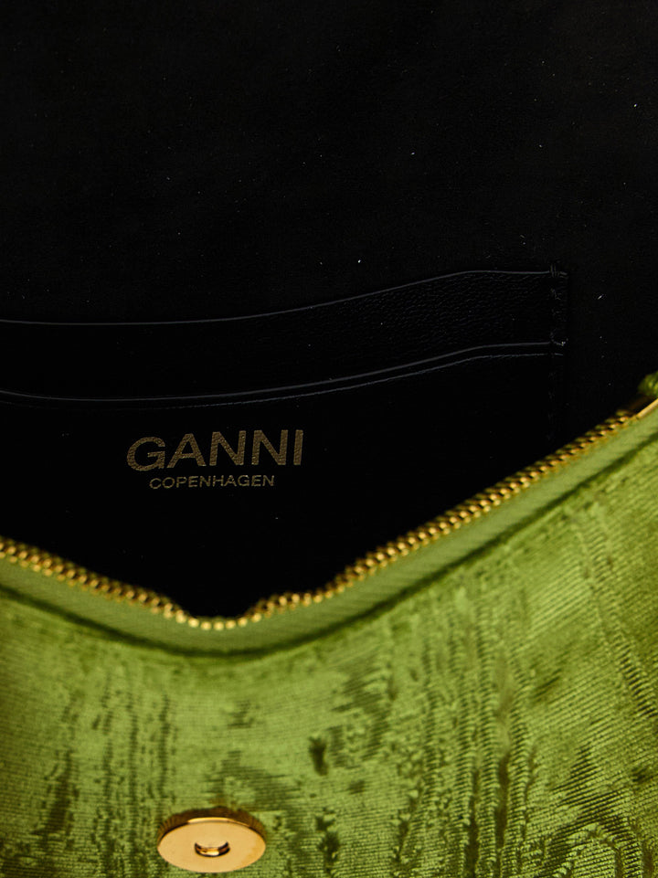 Ganni Bicolor Polyester Cardholder