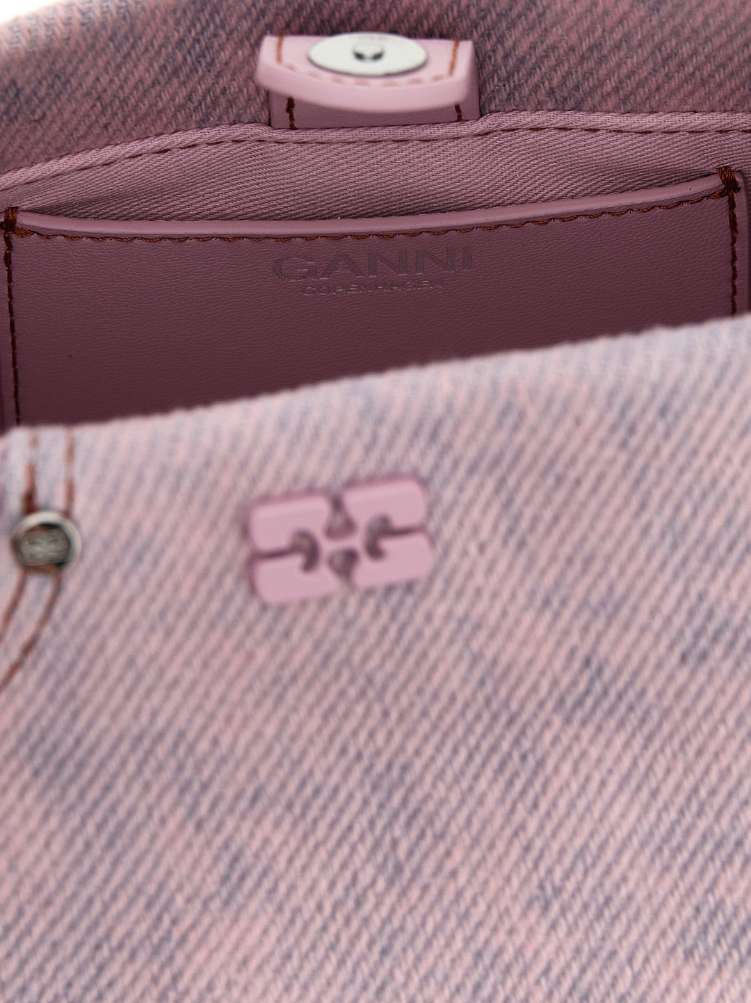 Ganni Multicolor Organic Cotton Handbag