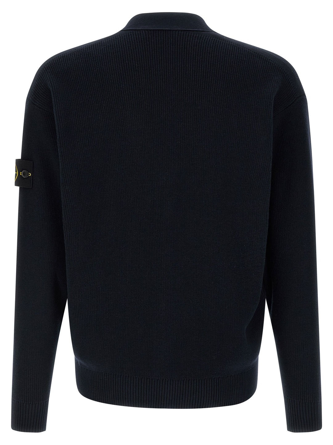 Stone Island Blue Cotton Cardigan