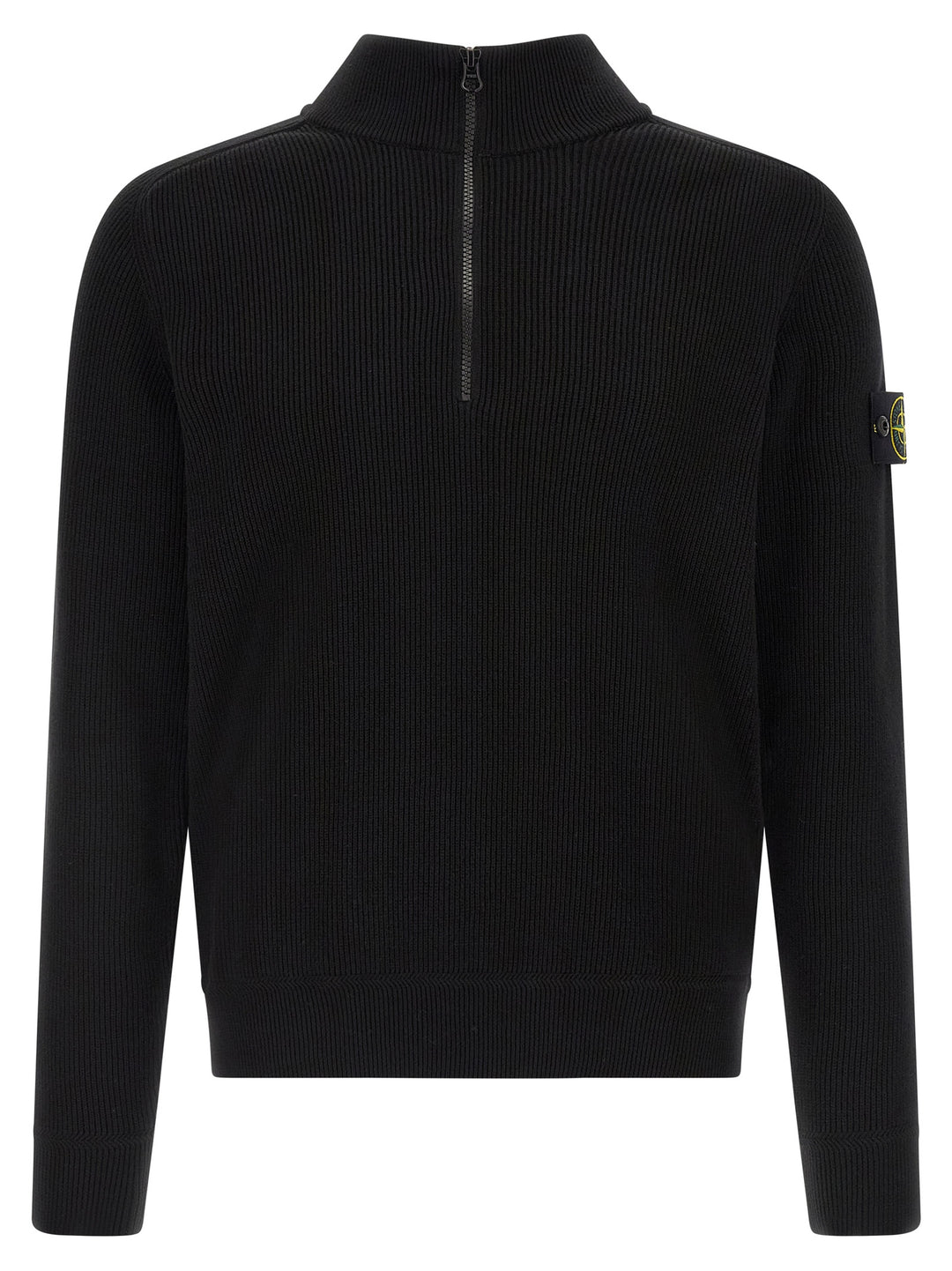 Stone Island Black Cotton Cardigan