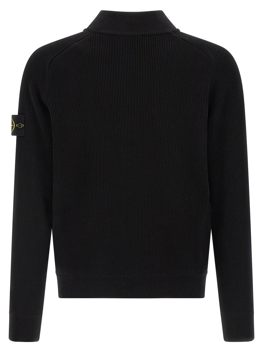 Stone Island Black Cotton Cardigan