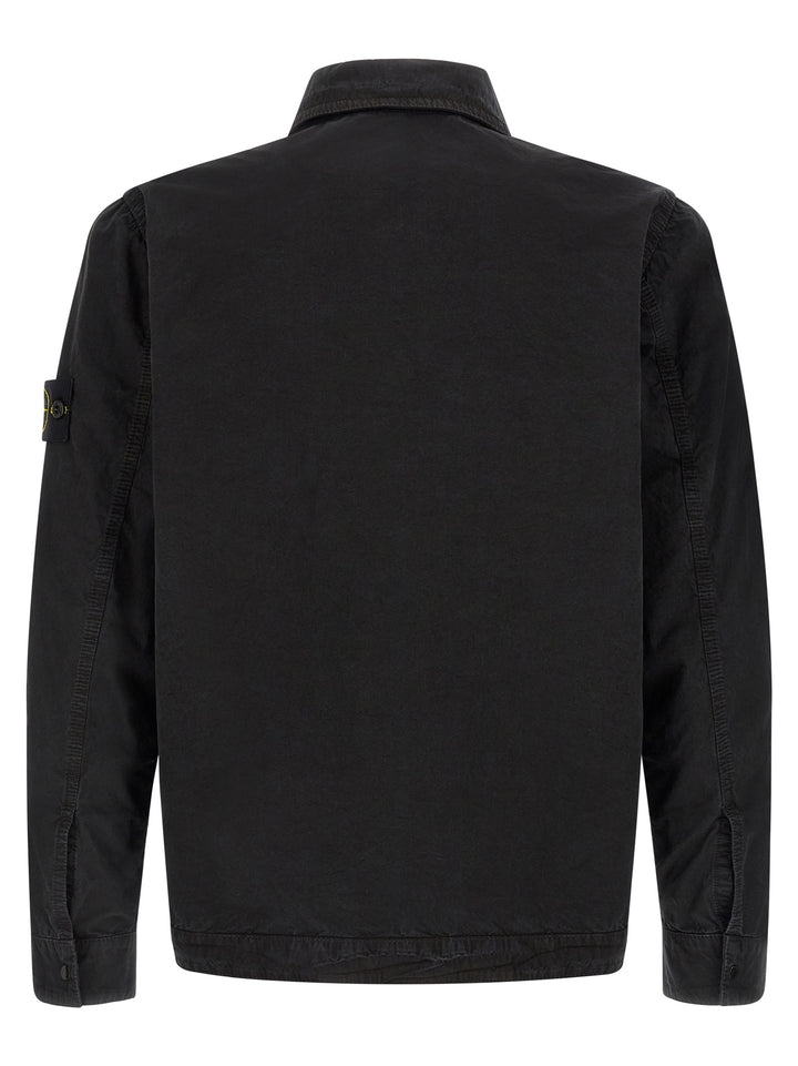 Stone Island Black Cotton Blouse