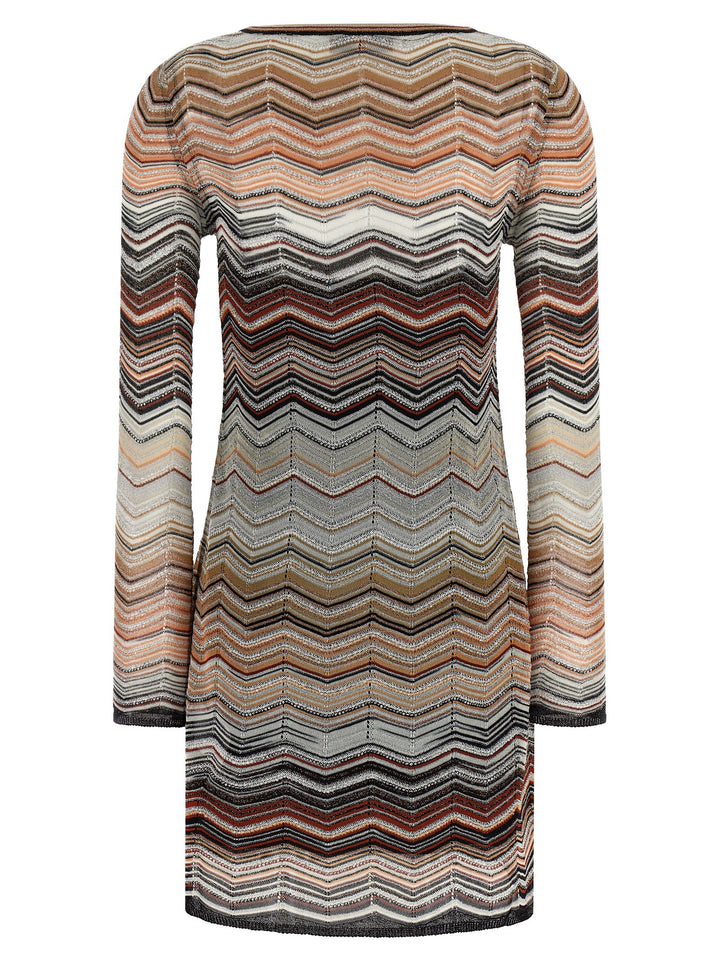 Missoni Brown Viscose Short Dress