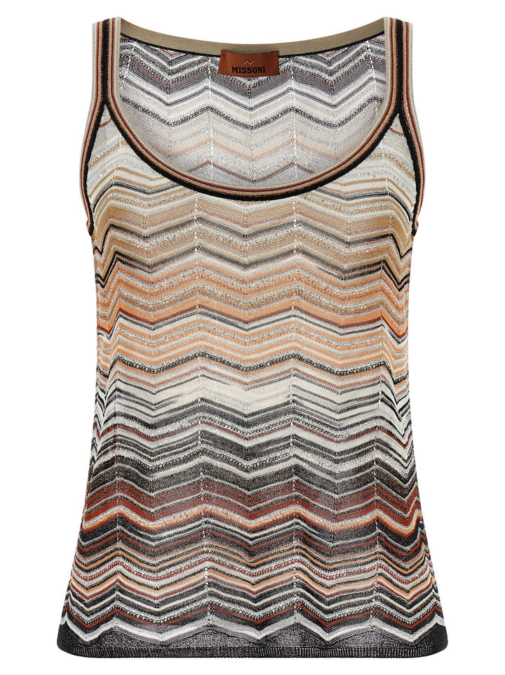 Missoni Multicolor Viscose Tank Tops