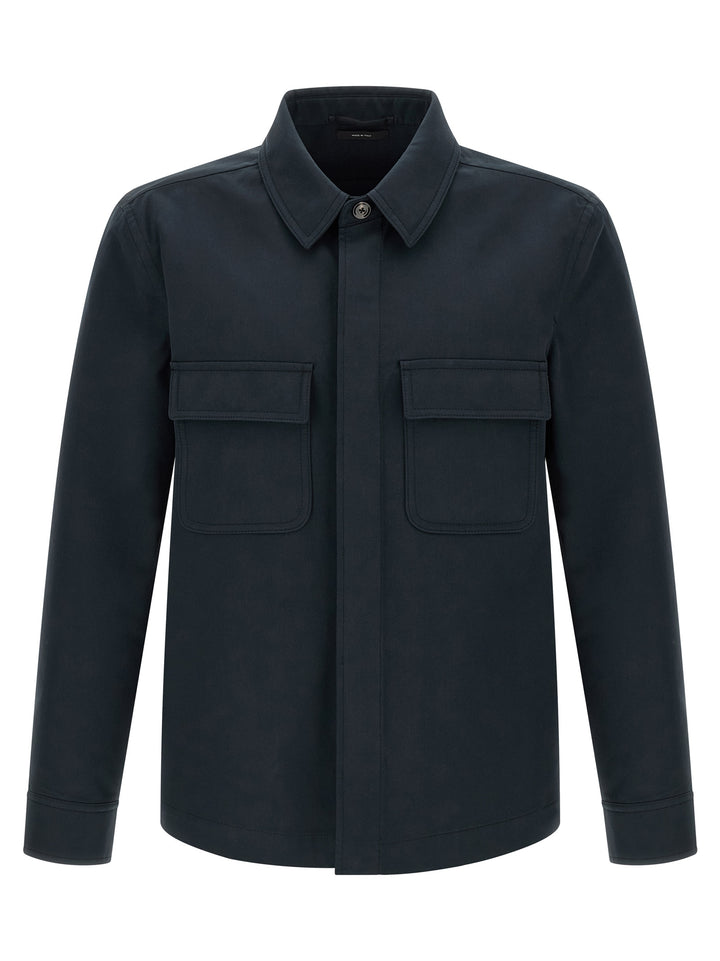 Tom Ford Blue Cotton Blouse