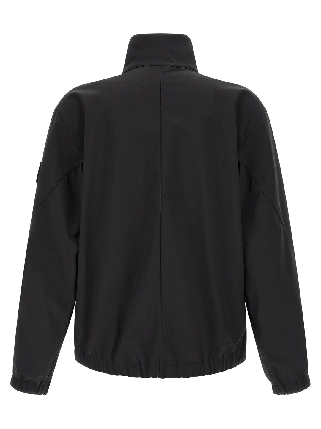 Stone Island Black Polyester Shell Jacket