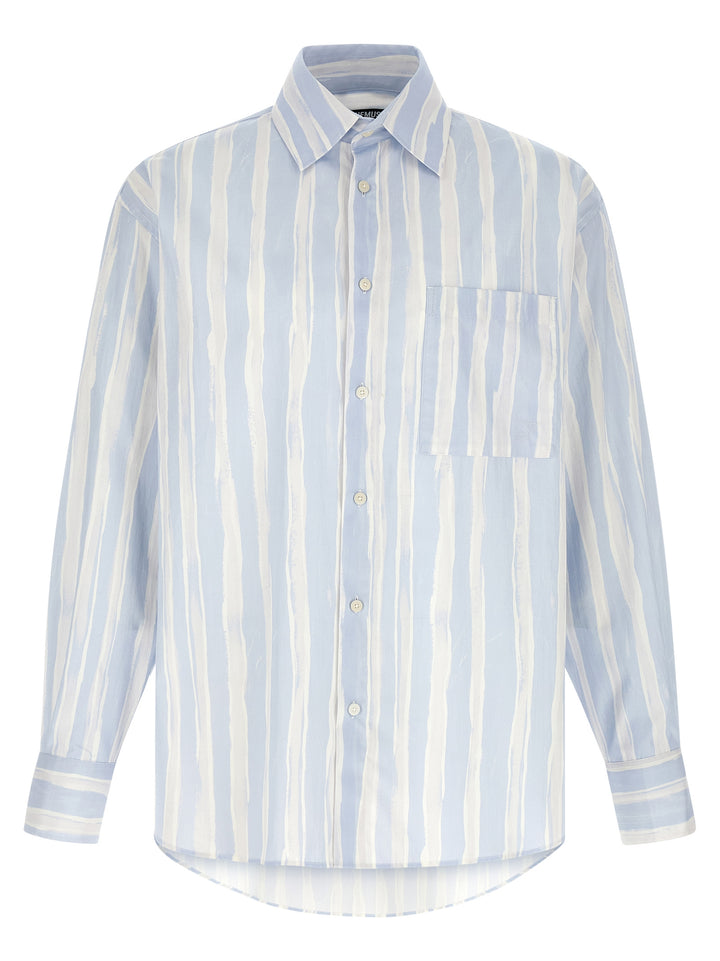 Jacquemus Blue Cotton Blouse