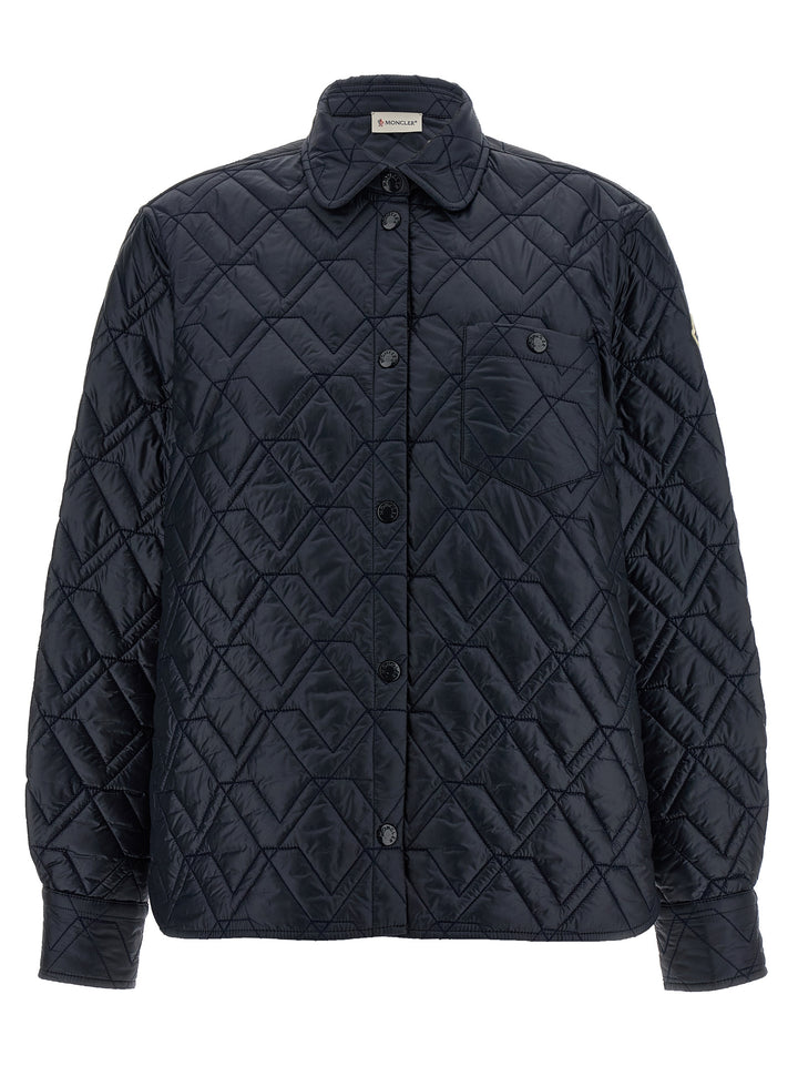 Moncler Blue Polyamide Shell Jacket