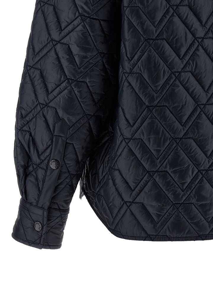 Moncler Blue Polyamide Shell Jacket